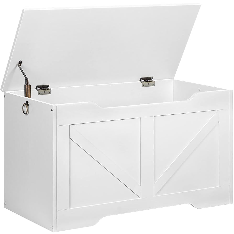 Amazon.com: HOOBRO Storage Bench, 29.5” Retro Wooden Storage